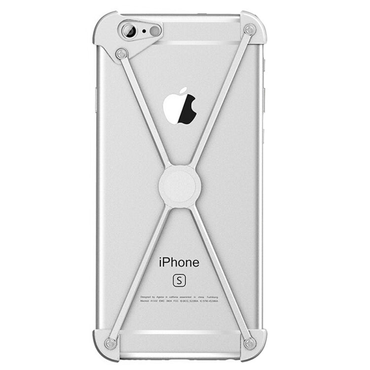 For iPhone 6 Plus & 6s Plus Type-X Metal Four Angle Anti Falling Protective Case