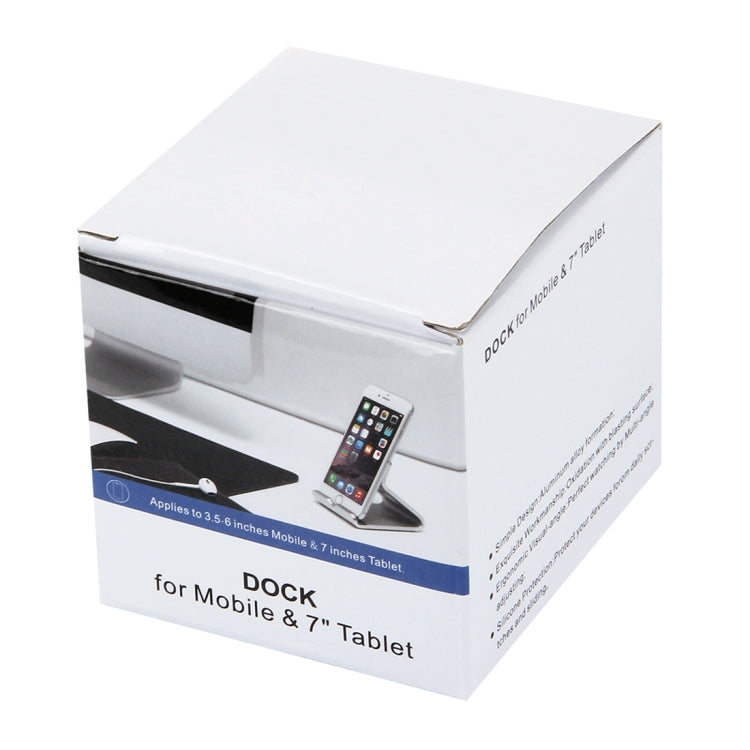 Exquisite Aluminium Alloy Desktop Holder Stand DOCK Cradle For iPhone, Galaxy, Huawei, Xiaomi, LG, HTC and 7 inch Tablet