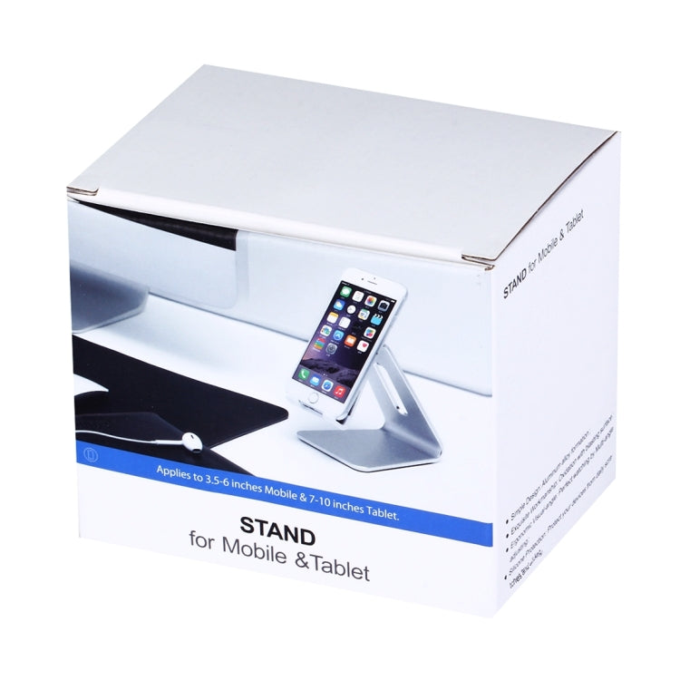 Exquisite Aluminium Alloy Desktop Holder Stand DOCK Cradle, For iPhone, Galaxy, Huawei, Xiaomi, LG, HTC and 7-10 inch Tablet
