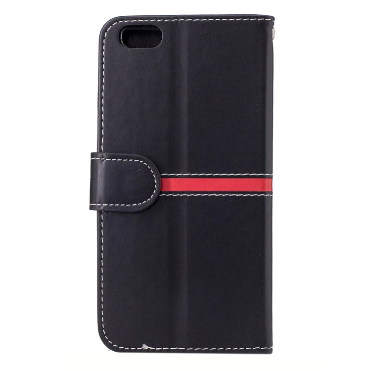 For iPhone 6 Plus & 6s Plus Crazy Horse Texture PU Leather Horizontal Flip Leather Case with Holder & Card Slots & Wallet & Photo Frame & Lanyard
