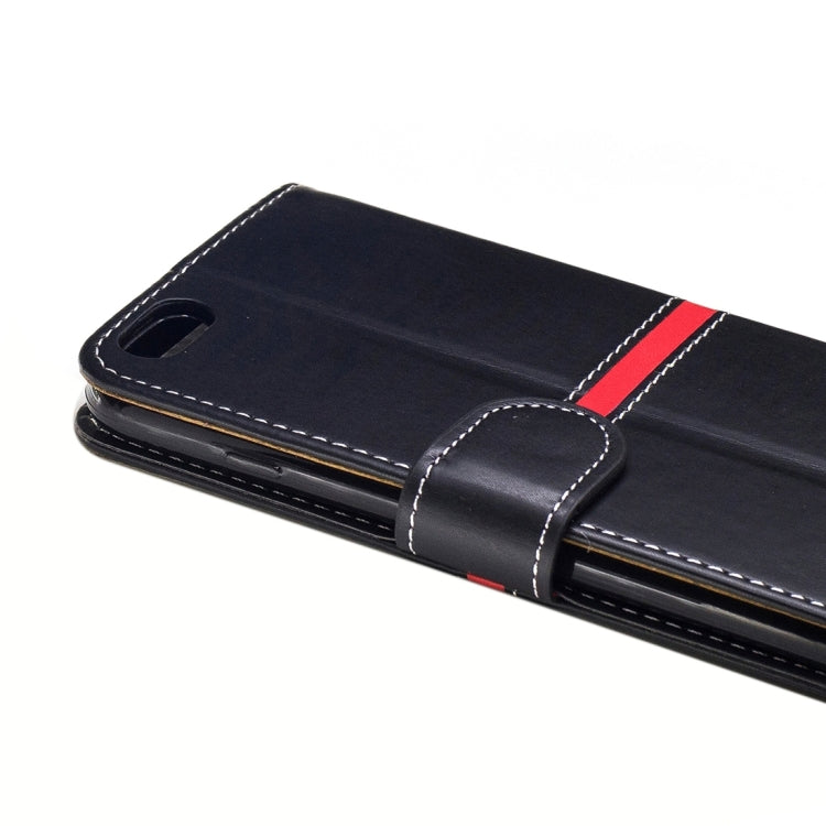 For iPhone 6 Plus & 6s Plus Crazy Horse Texture PU Leather Horizontal Flip Leather Case with Holder & Card Slots & Wallet & Photo Frame & Lanyard