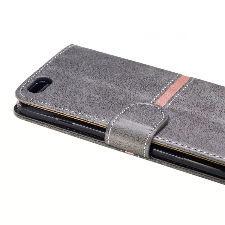 For iPhone 6 Plus & 6s Plus Crazy Horse Texture PU Leather Horizontal Flip Leather Case with Holder & Card Slots & Wallet & Photo Frame & Lanyard