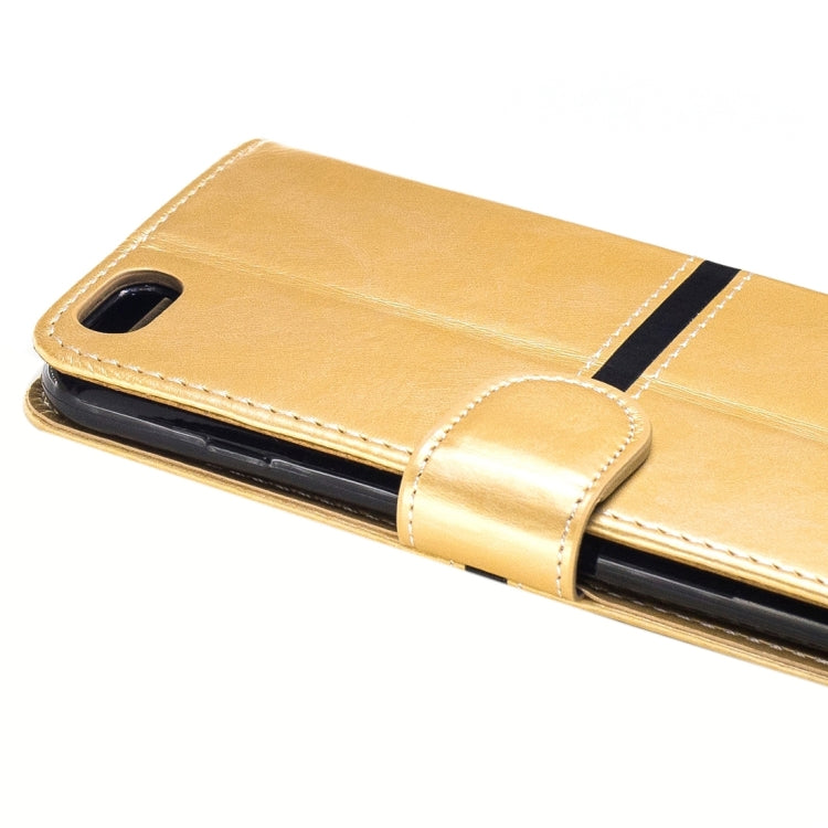 For iPhone 6 Plus & 6s Plus Crazy Horse Texture PU Leather Horizontal Flip Leather Case with Holder & Card Slots & Wallet & Photo Frame & Lanyard