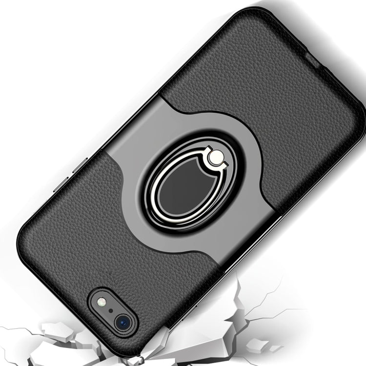 For iPhone 6 Plus & 6s Plus Dropproof Full Coverage Protective Case Cover with Magnetic Rotatable Ring Holder