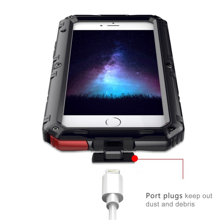 Waterproof Dustproof Shockproof Zinc Alloy + Silicone Case for iPhone 6 Plus & 6s Plus