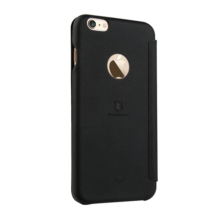 Lenuo for iPhone 6 Plus & 6s Plus PU+PC Litchi Texture Horizontal Flip Leather Case with Card Slots