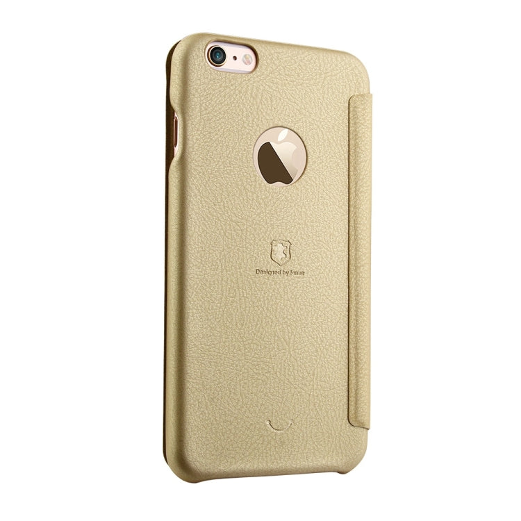 Lenuo for iPhone 6 Plus & 6s Plus PU+PC Litchi Texture Horizontal Flip Leather Case with Card Slots