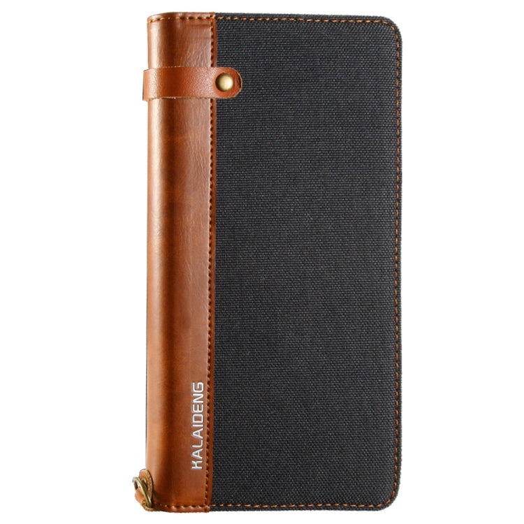 KALAIDENG FUNWEAR X Series for iPhone 6 Plus & 6s Plus Linen Leather + TPU Horizontal Flip Leather Case with Card Slots & Holder & Lanyard