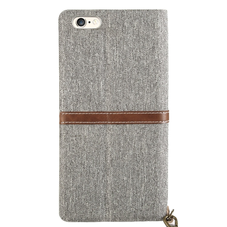 KALAIDENG FUNWEAR X Series for iPhone 6 Plus & 6s Plus Linen Leather + TPU Horizontal Flip Leather Case with Card Slots & Holder & Lanyard