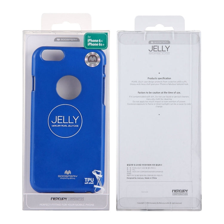GOOSPERY JELLY CASE for iPhone 6 Plus & 6s Plus TPU Glitter Powder Drop-proof Protective Back Cover Case