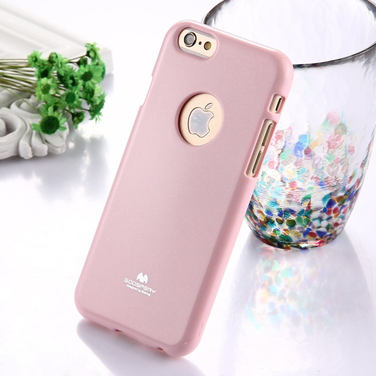 GOOSPERY JELLY CASE for iPhone 6 Plus & 6s Plus TPU Glitter Powder Drop-proof Protective Back Cover Case