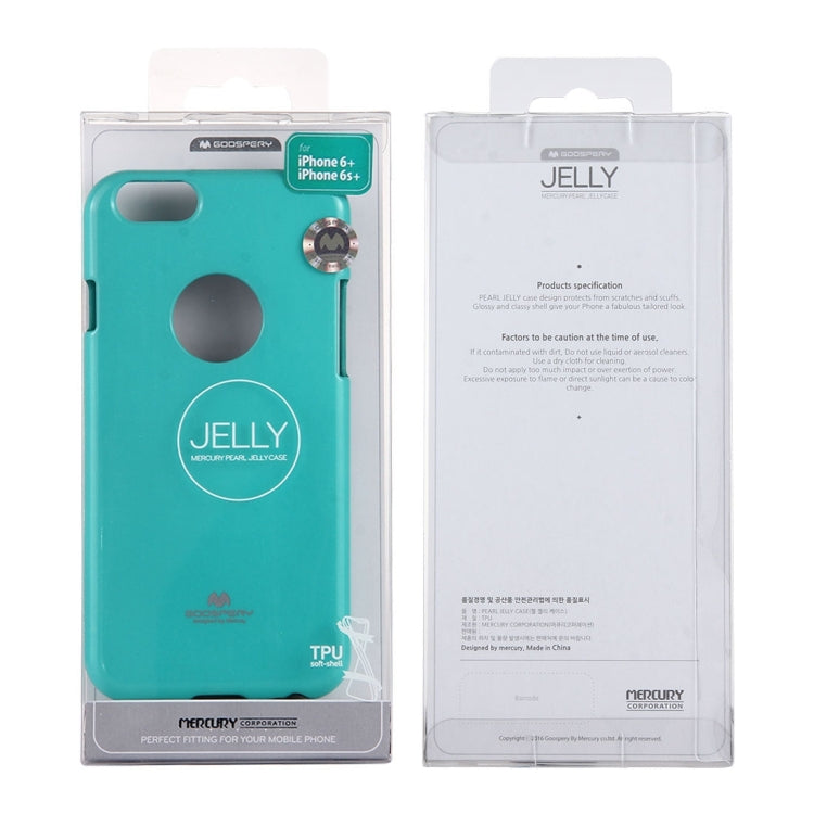 GOOSPERY JELLY CASE for iPhone 6 Plus & 6s Plus TPU Glitter Powder Drop-proof Protective Back Cover Case