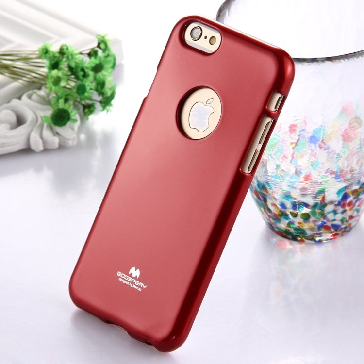 GOOSPERY JELLY CASE for iPhone 6 Plus & 6s Plus TPU Glitter Powder Drop-proof Protective Back Cover Case