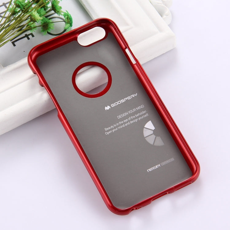 GOOSPERY JELLY CASE for iPhone 6 Plus & 6s Plus TPU Glitter Powder Drop-proof Protective Back Cover Case