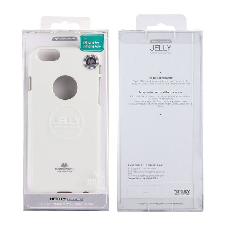 GOOSPERY JELLY CASE for iPhone 6 Plus & 6s Plus TPU Glitter Powder Drop-proof Protective Back Cover Case