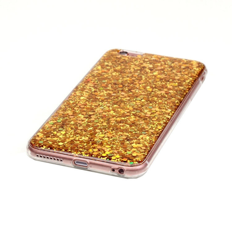 For iPhone 6 Plus & 6s Plus Glitter Powder Soft TPU Protective Case