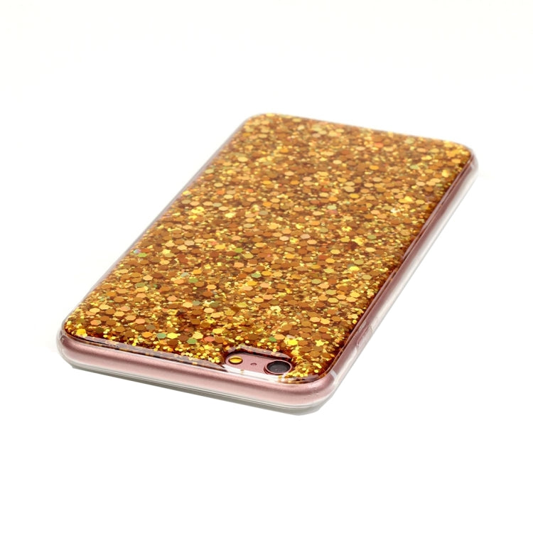 For iPhone 6 Plus & 6s Plus Glitter Powder Soft TPU Protective Case