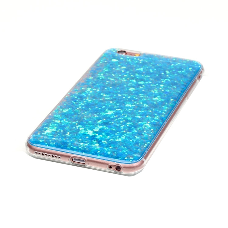 For iPhone 6 Plus & 6s Plus Glitter Powder Soft TPU Protective Case