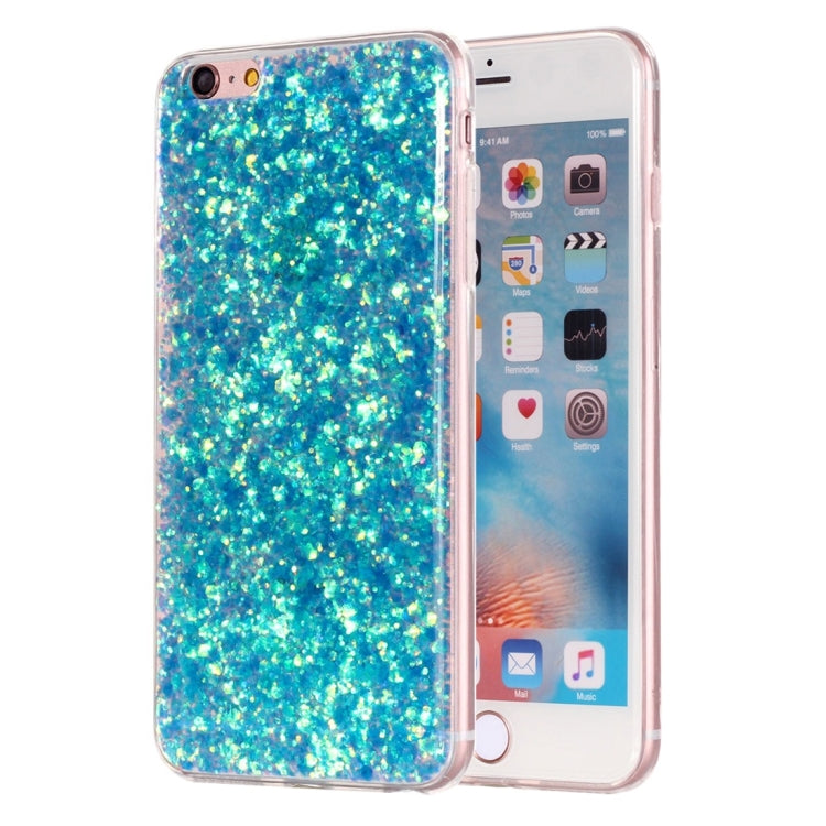 For iPhone 6 Plus & 6s Plus Glitter Powder Soft TPU Protective Case