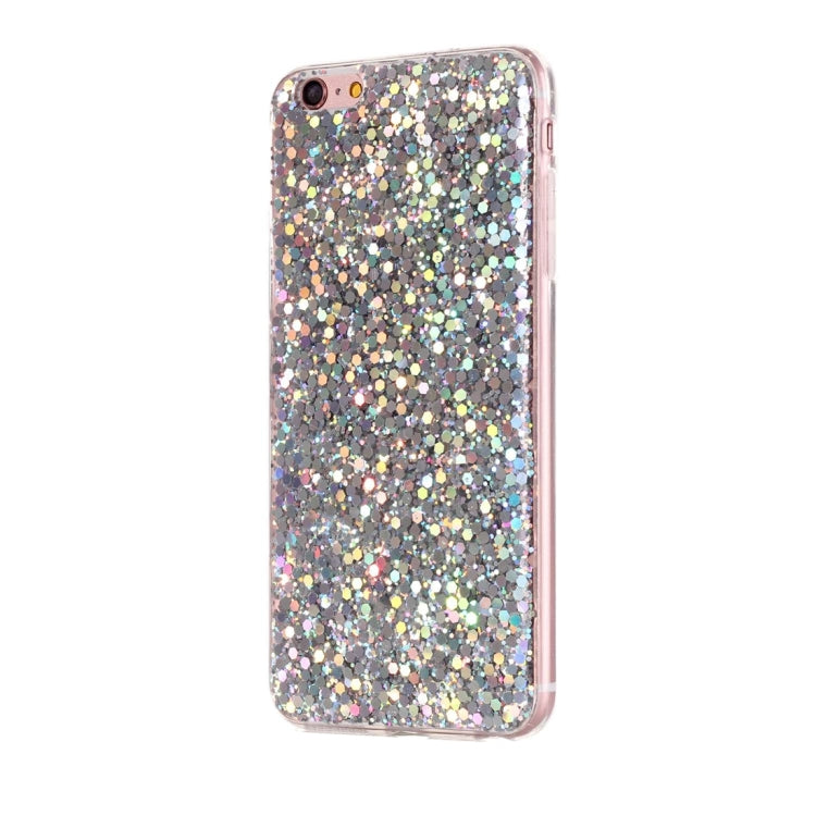 For iPhone 6 Plus & 6s Plus Glitter Powder Soft TPU Protective Case