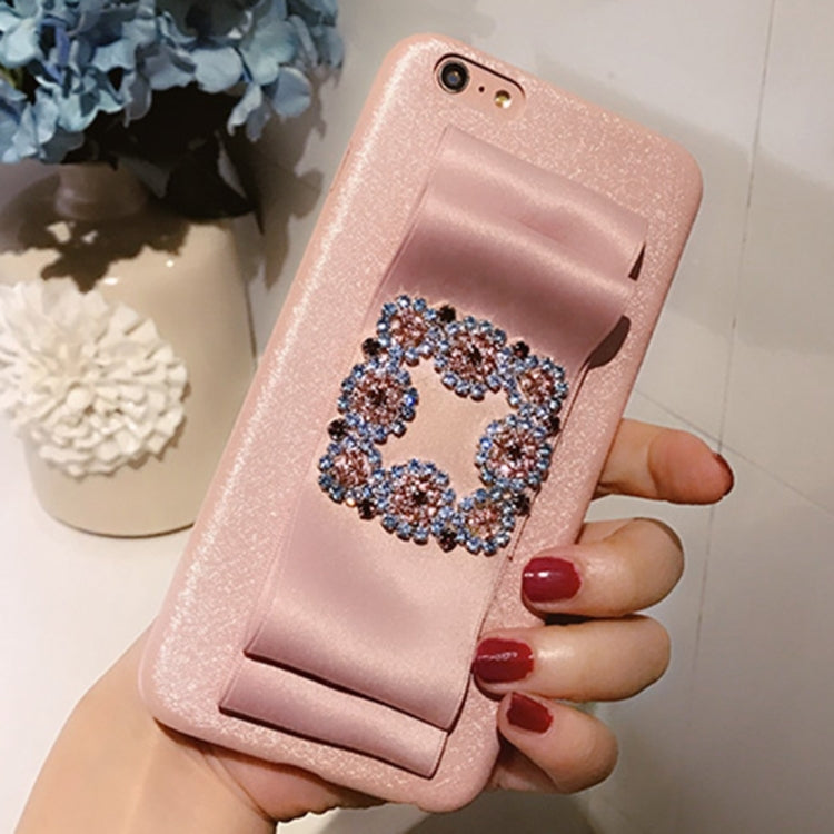 For iPhone 6 Plus & 6s Plus Diamond Protective Back Cover Case