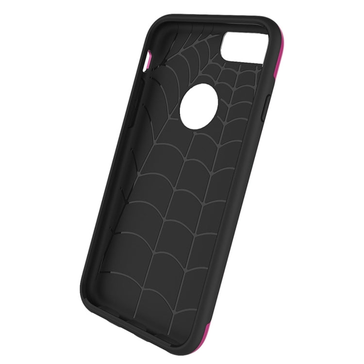 For iPhone 6 Plus & 6s Plus Simple Brushed Texture 2 in 1 PC + TPU Combination Protective Case