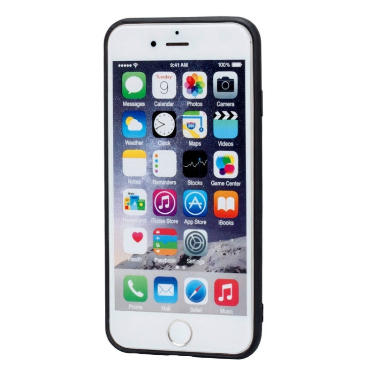 Lenuo for iPhone 6 Plus & 6s Plus 3D Texture Foldable Invisible Holder TPU + PC Combination Case with Holder