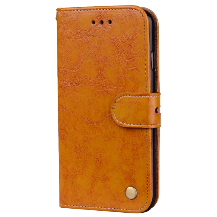 For iPhone 6 Plus & 6s Plus Business Style Oil Wax Texture Horizontal Flip Leather Case with Holder & Card Slots & Wallet