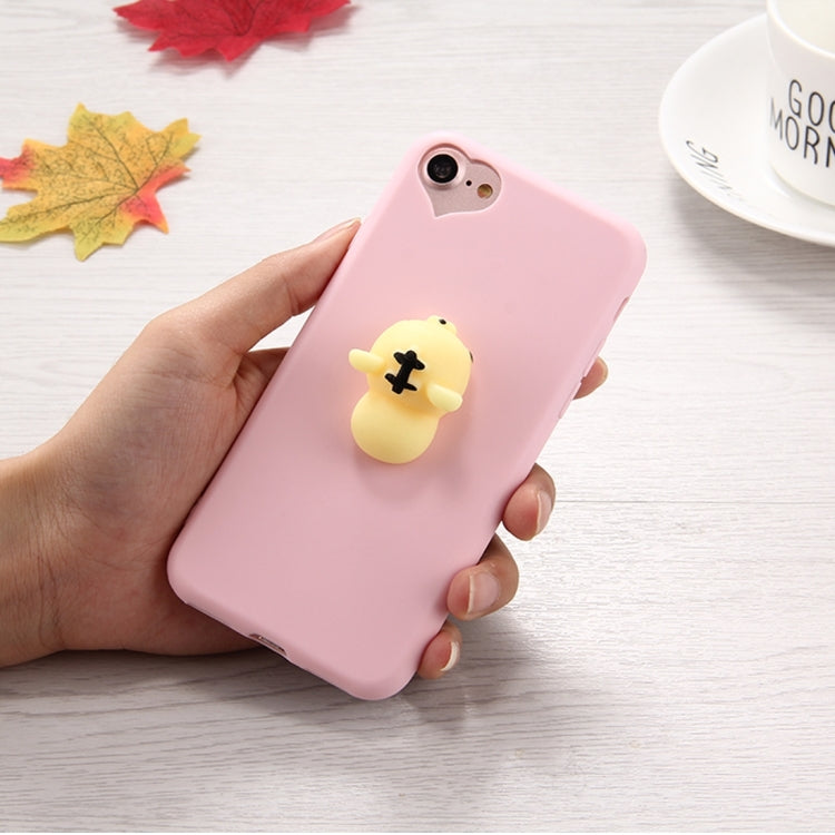 For iPhone 6 Plus & 6s Plus 3D Tiger Pattern Squeeze Relief Squishy Dropproof Protective Back Cover Case