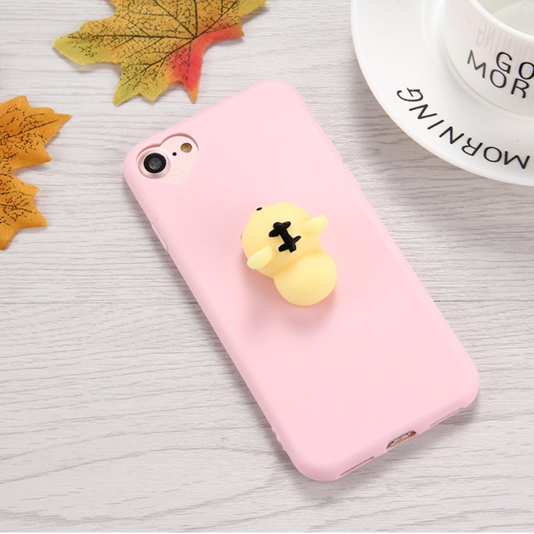 For iPhone 6 Plus & 6s Plus 3D Tiger Pattern Squeeze Relief Squishy Dropproof Protective Back Cover Case