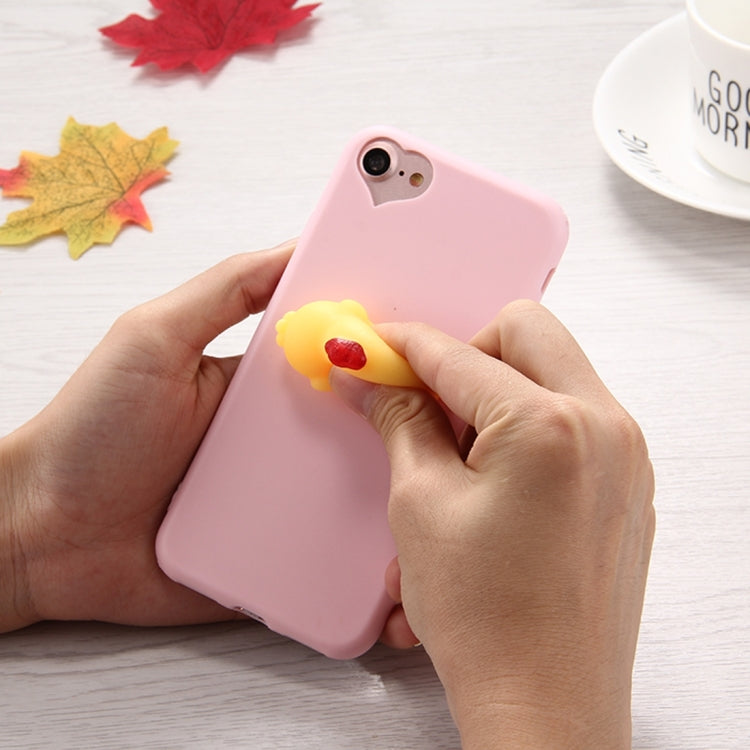 For iPhone 6 Plus & 6s Plus 3D Duck Pattern Squeeze Relief Squishy Dropproof Protective Back Cover Case