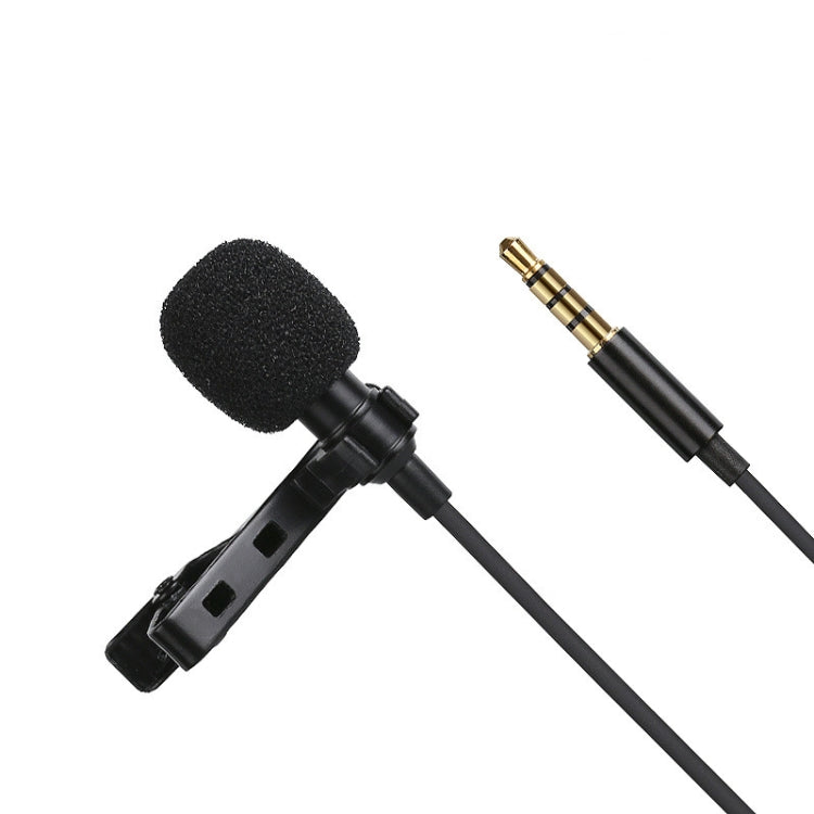 MC-LM10 Clip-on Omni Directional Condenser Microphone for iPhone, iPad, Galaxy, Smart Phones, Tablets and Other Audio Device with 3.5mm Earphone Port (Black)