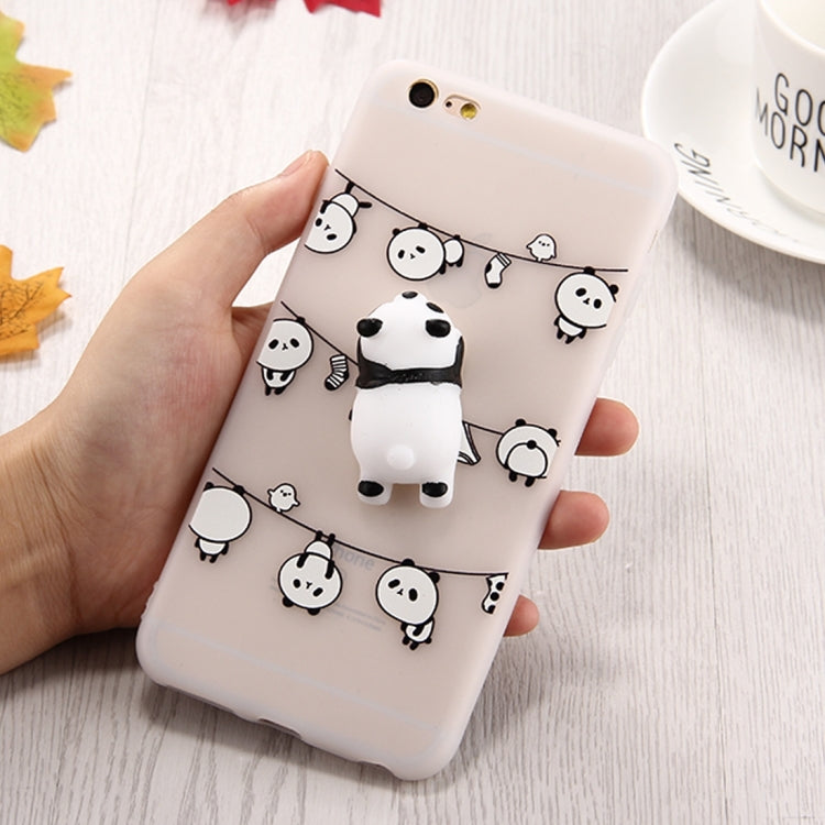 For iPhone 6 Plus & 6s Plus 3D Cartoon Squeeze Relief Squishy Dropproof Protective Back Cover Case