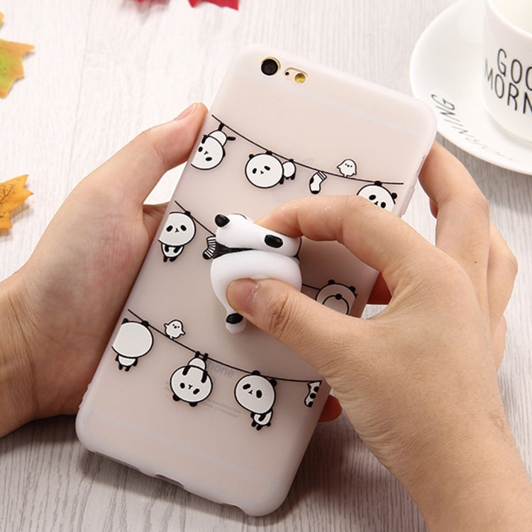 For iPhone 6 Plus & 6s Plus 3D Cartoon Squeeze Relief Squishy Dropproof Protective Back Cover Case