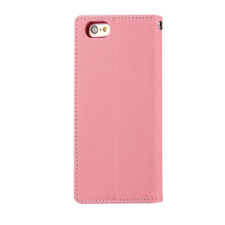 GOOSPERY FANCY DIARY for iPhone 6 Plus & 6s Plus Cross Texture Horizontal Flip Leather Case with Card Slots & Wallet & Holder