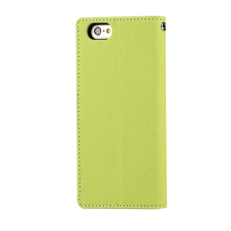GOOSPERY FANCY DIARY for iPhone 6 Plus & 6s Plus Cross Texture Horizontal Flip Leather Case with Card Slots & Wallet & Holder