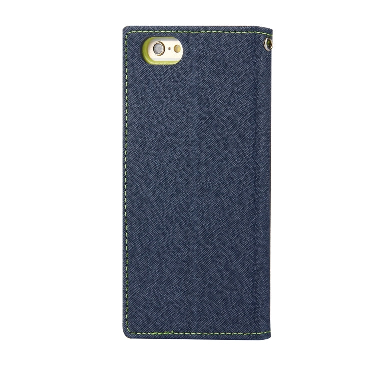 GOOSPERY FANCY DIARY for iPhone 6 Plus & 6s Plus Cross Texture Horizontal Flip Leather Case with Card Slots & Wallet & Holder