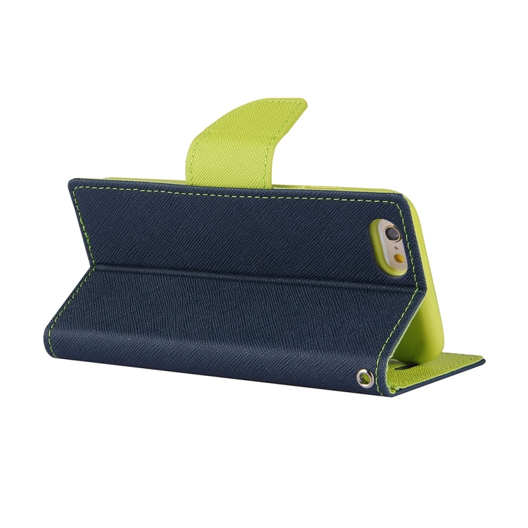 GOOSPERY FANCY DIARY for iPhone 6 Plus & 6s Plus Cross Texture Horizontal Flip Leather Case with Card Slots & Wallet & Holder