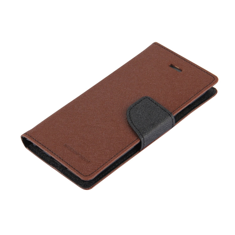 GOOSPERY FANCY DIARY for iPhone 6 Plus & 6s Plus Cross Texture Horizontal Flip Leather Case with Card Slots & Wallet & Holder