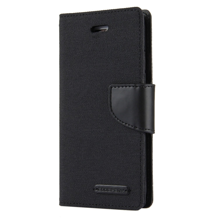 GOOSPERY CANVAS DIARY for iPhone 6 Plus & 6s Plus Canvas Texture Horizontal Flip Leather Case with Card Slots & Wallet & Holder