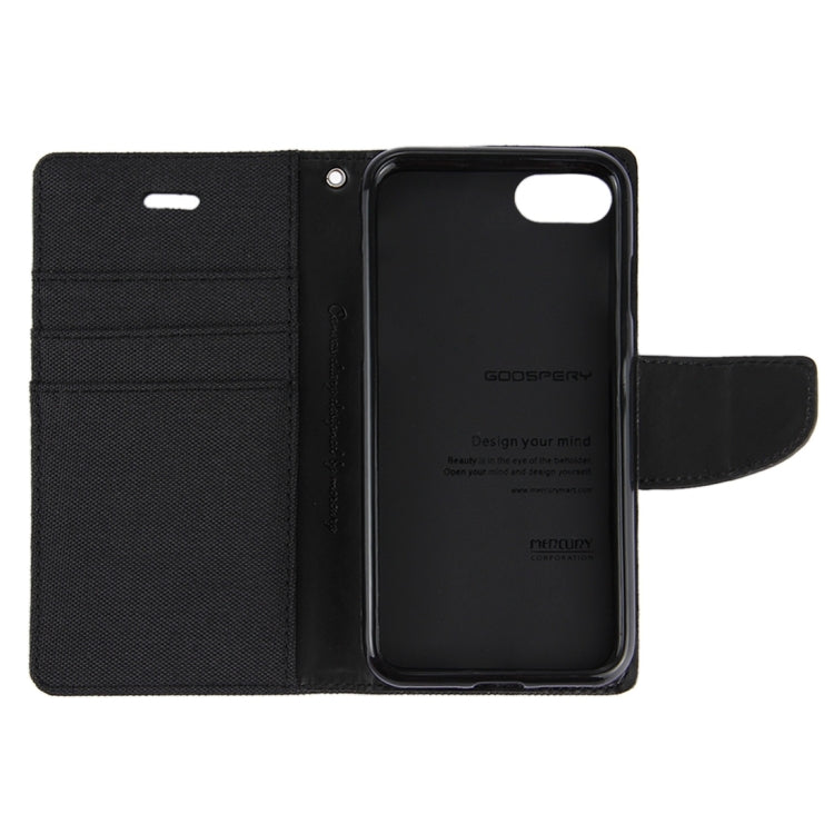 GOOSPERY CANVAS DIARY for iPhone 6 Plus & 6s Plus Canvas Texture Horizontal Flip Leather Case with Card Slots & Wallet & Holder