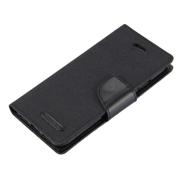 GOOSPERY CANVAS DIARY for iPhone 6 Plus & 6s Plus Canvas Texture Horizontal Flip Leather Case with Card Slots & Wallet & Holder