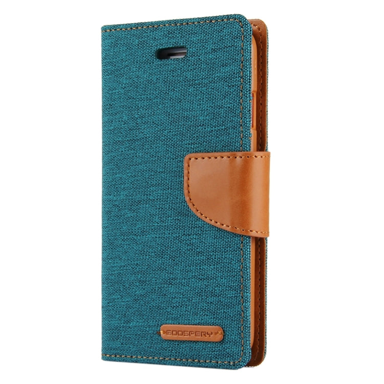 GOOSPERY CANVAS DIARY for iPhone 6 Plus & 6s Plus Canvas Texture Horizontal Flip Leather Case with Card Slots & Wallet & Holder
