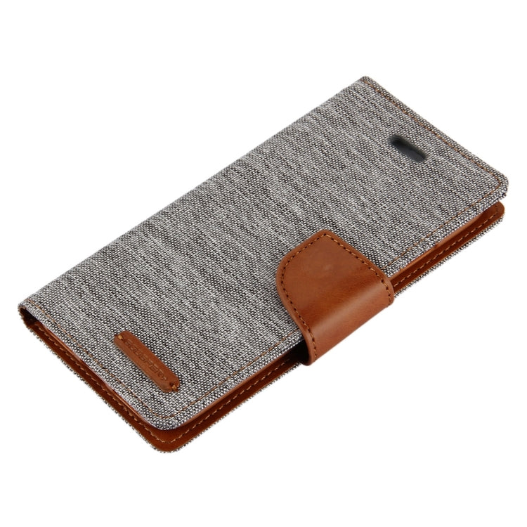 GOOSPERY CANVAS DIARY for iPhone 6 Plus & 6s Plus Canvas Texture Horizontal Flip Leather Case with Card Slots & Wallet & Holder