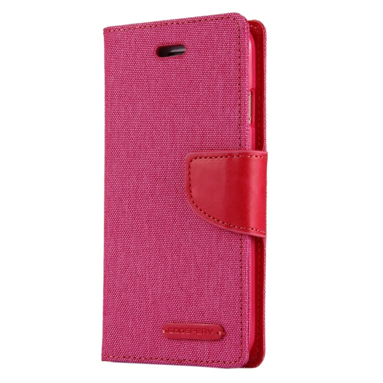 GOOSPERY CANVAS DIARY for iPhone 6 Plus & 6s Plus Canvas Texture Horizontal Flip Leather Case with Card Slots & Wallet & Holder