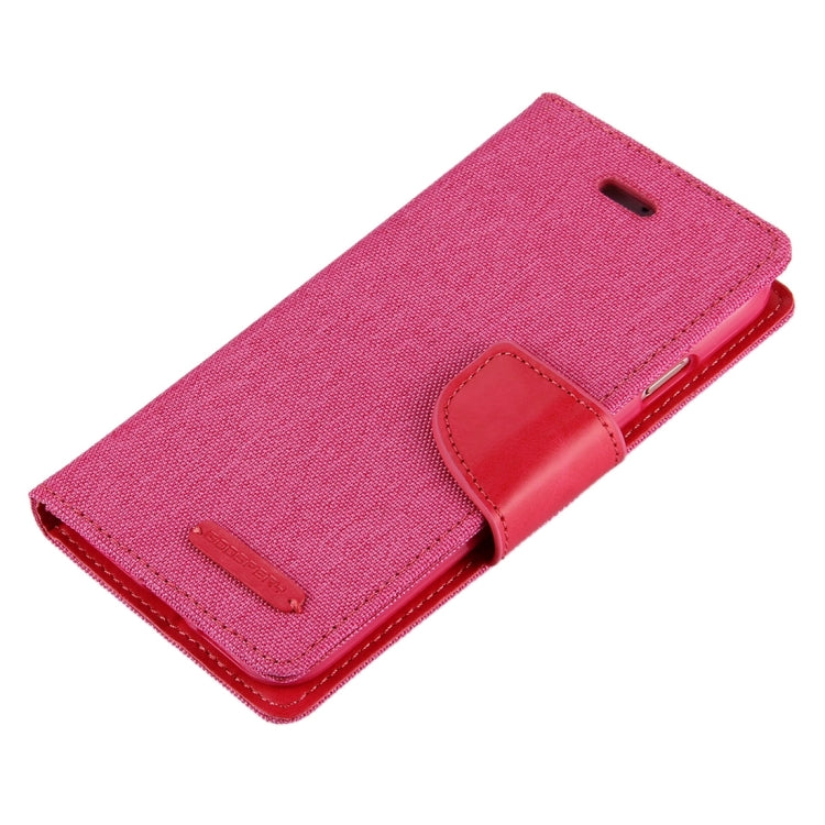 GOOSPERY CANVAS DIARY for iPhone 6 Plus & 6s Plus Canvas Texture Horizontal Flip Leather Case with Card Slots & Wallet & Holder