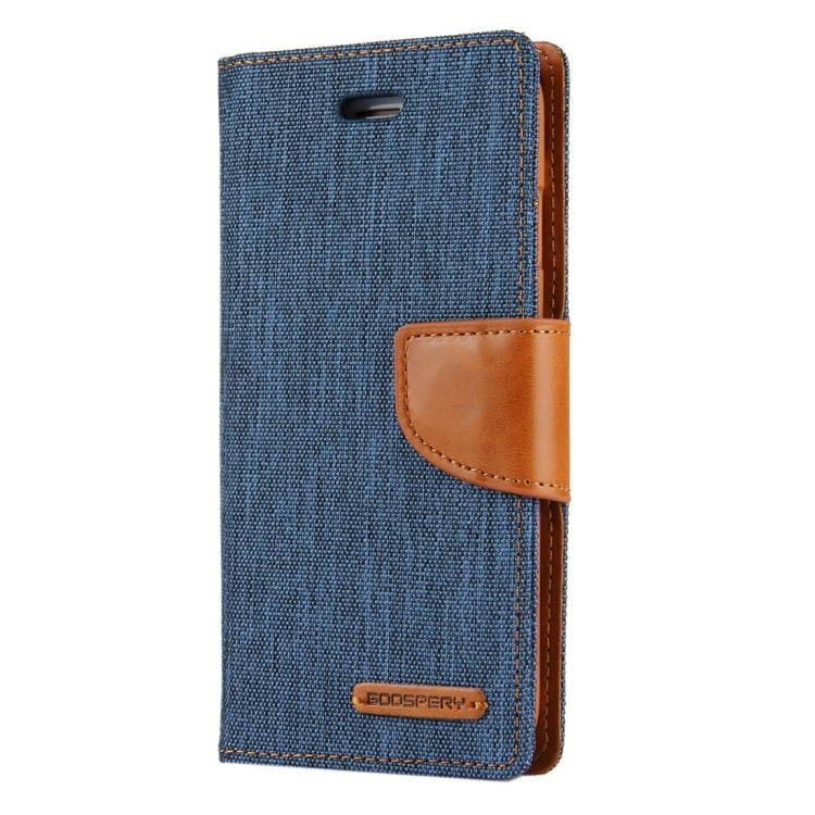 GOOSPERY CANVAS DIARY for iPhone 6 Plus & 6s Plus Canvas Texture Horizontal Flip Leather Case with Card Slots & Wallet & Holder