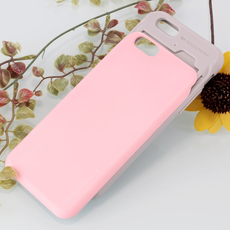 GOOSPERY for iPhone 6 Plus & 6s Plus TPU + PC Sky Slide Bumper Protective Back Case with Card Slots