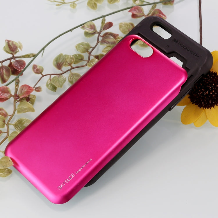 GOOSPERY for iPhone 6 Plus & 6s Plus TPU + PC Sky Slide Bumper Protective Back Case with Card Slots