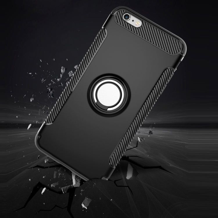 For iPhone 6 Plus & 6s Plus Magnetic 360 Degree Rotation Ring Armor Protective Case